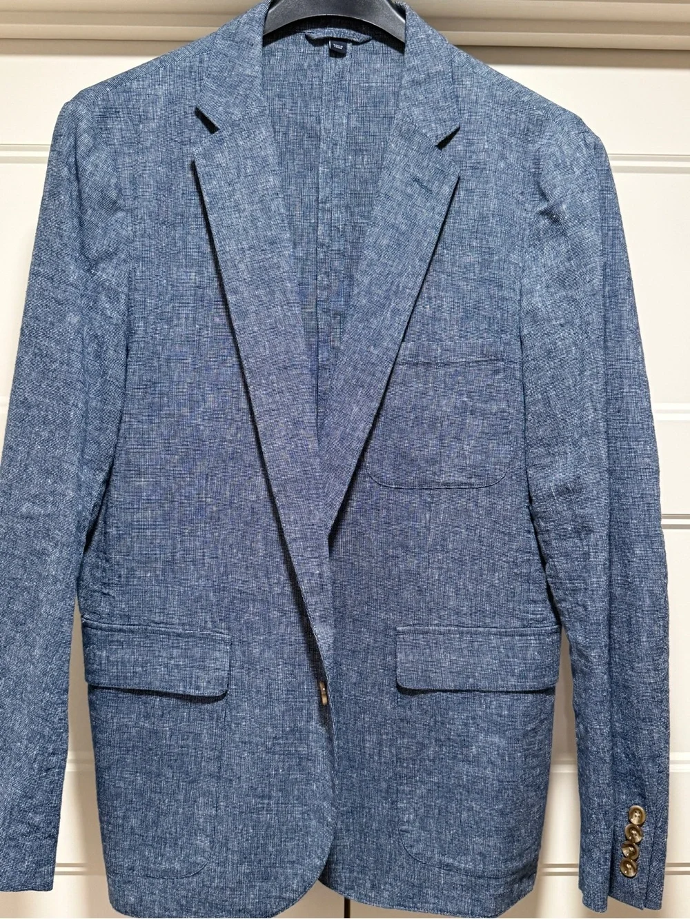 J. Crew Blue Linen-Blend Sport Coat